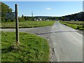 Road crossing Inglestone Common in GL9 1BY