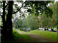 Canal at Falling Sands Lock near Kidderminster, Worcestershire in DY11 7AU