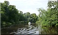 Boat on the River Ouse, near Fulford Ings in YO24 1LF