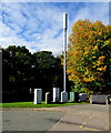 Telecoms mast and cabinets, Fairwater, Cwmbran in NP44 6UA