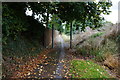 Path alongside the A617, Chesterfield Road in NG19 7QL
