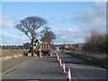 Road works, Dirleton Road in EH39 5DG