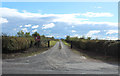 Road into Foulsyke Farm in DG12 6LD