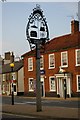 Wickham Market village sign in IP13 0RH