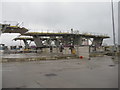 The Queensferry Crossing - bridge deck sections in Rosyth