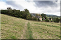 Footpath towards Woodmancote in GL52 9HL