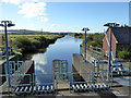 Sluice on River Yar, Bembridge in PO35 5NS