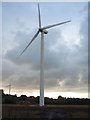 Wind turbine in farmland near Kessingland  in NR33 8EH