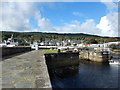 Ardrishaig - Sea Lock of the Crinan Canal in Ardrishaig