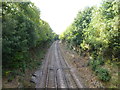Looking towards East Malling from a footbridge near Hermitage Lane Barming in ME20 7NU