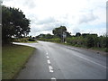Road junction on Abbey Road (B1122) in IP16 4HY