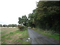 Minor road towards Theberton in Theberton
