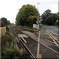 Railway from Newcastle Crossing towards Nantwich railway station in CW5 7NZ