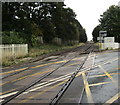 Railway from Nantwich towards Crewe in CW5 7NZ