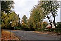 Autumn leaves at Main Road, Castlehead, Paisley in PA1 2LJ