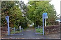 Entrance to cycle route at Elderslie in PA2 9AP
