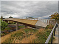 New pedestrian bridge over the A9 in IV2 3TZ