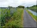 Towpath along the Leeds and Liverpool Canal in L10 8LT