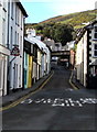 Warning sign - low bridge ahead, Copperhill Street, Aberdovey in LL35 0EF