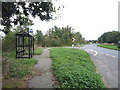 Bus stop and shelter on the A12, Frostenden in Frostenden