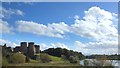 Rhuddlan Castle and the River Clwyd in LL18 5AB