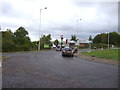 Roundabout on London Road (A12) in NR33 7BJ