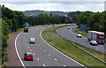 M58 motorway towards junction 4 in WN8 8BQ
