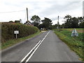 High Green at Moulton Level Crossing in Great Moulton
