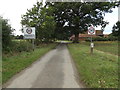 Entering Tivetshall on Star Lane in NR15 2BW