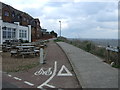 Sea front path, Pakefield, Lowestoft in NR33 7AU