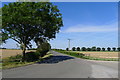 Middle Marsh Road past the entrance to Leadenhall Farm in PE12 8HD