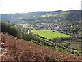 View towards Aberfan in CF48 4LL