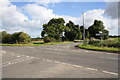 Crossroads at junction of roads to Balderton and Coddington in NG24 2SN