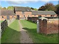 Farm buildings, Moseley Old Hall in WV10 8QY
