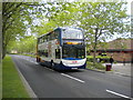 Bus on the busway, Orton Brimbles in PE2 6BY
