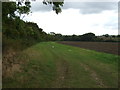 Farm track heading south east in IP20 0DP