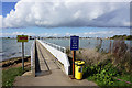 Walkway to Warsash Maritime Academy in SO31 9NL