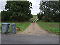 Track to Hill Farm House in IP19 0AX