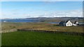 View across Bluemull Sound from Cullivoe Primary School in ZE2 9BZ