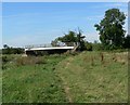 Footbridge across the Grand Union Canal in LE12 7UY
