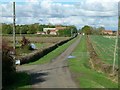 View towards Stathern Lodge farm in LE14 4EX