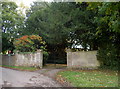 The Old Rectory gates in SN14 8EU