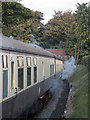 Railway Carriages at Station, Chinnor, Oxfordshire in OX39 4DF