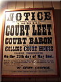 1881 Court House meeting poster in SA41 3UY