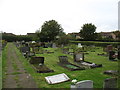 The graveyard of St Andrew's church, Sutton in CB6 2GL