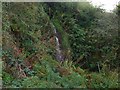 Waterfall near the ruins of Knocknairshill Farm in PA15 2RB