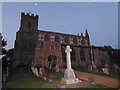 Wiggenhall St Mary Magdalene at twilight in PE34 3DH