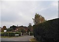 Old Barn Drive at the junction with The Street in Capel
