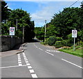 End of the 20 zone, St Andrew's Road, Dinas Powys in CF64 4AQ
