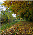 Towpath along the Grand Union Canal in LE2 9JT